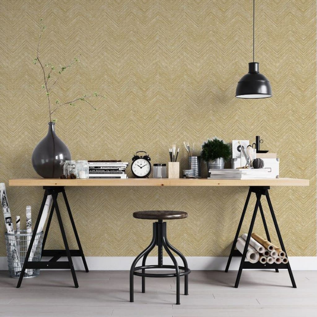 Topchic Papel de pared Herringbone beige Noordwand