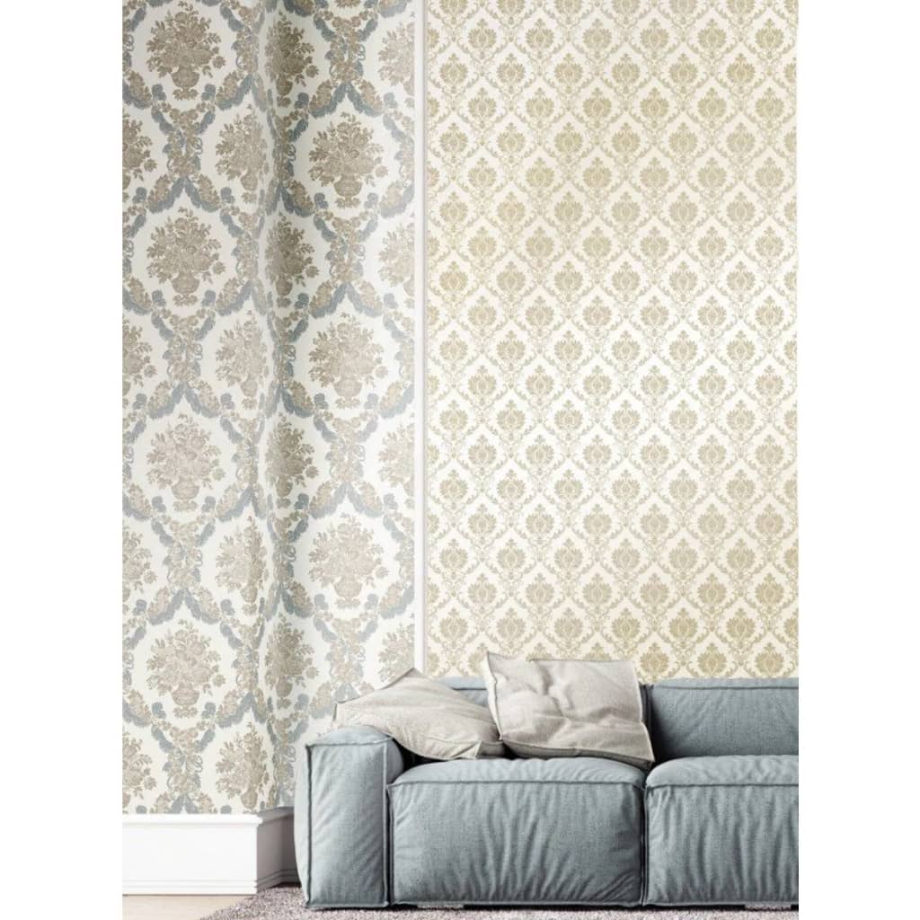 Noordwand Papel de pared Topchic Classic Ornaments beige