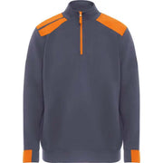 Sudadera de media cremallera y cuello alto en colores combinados · Cubre costuras reforzado en el interior del cuello Vetonek Vetonek