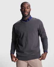 Jersey para hombre con escote de pico en punto fino Vetonek