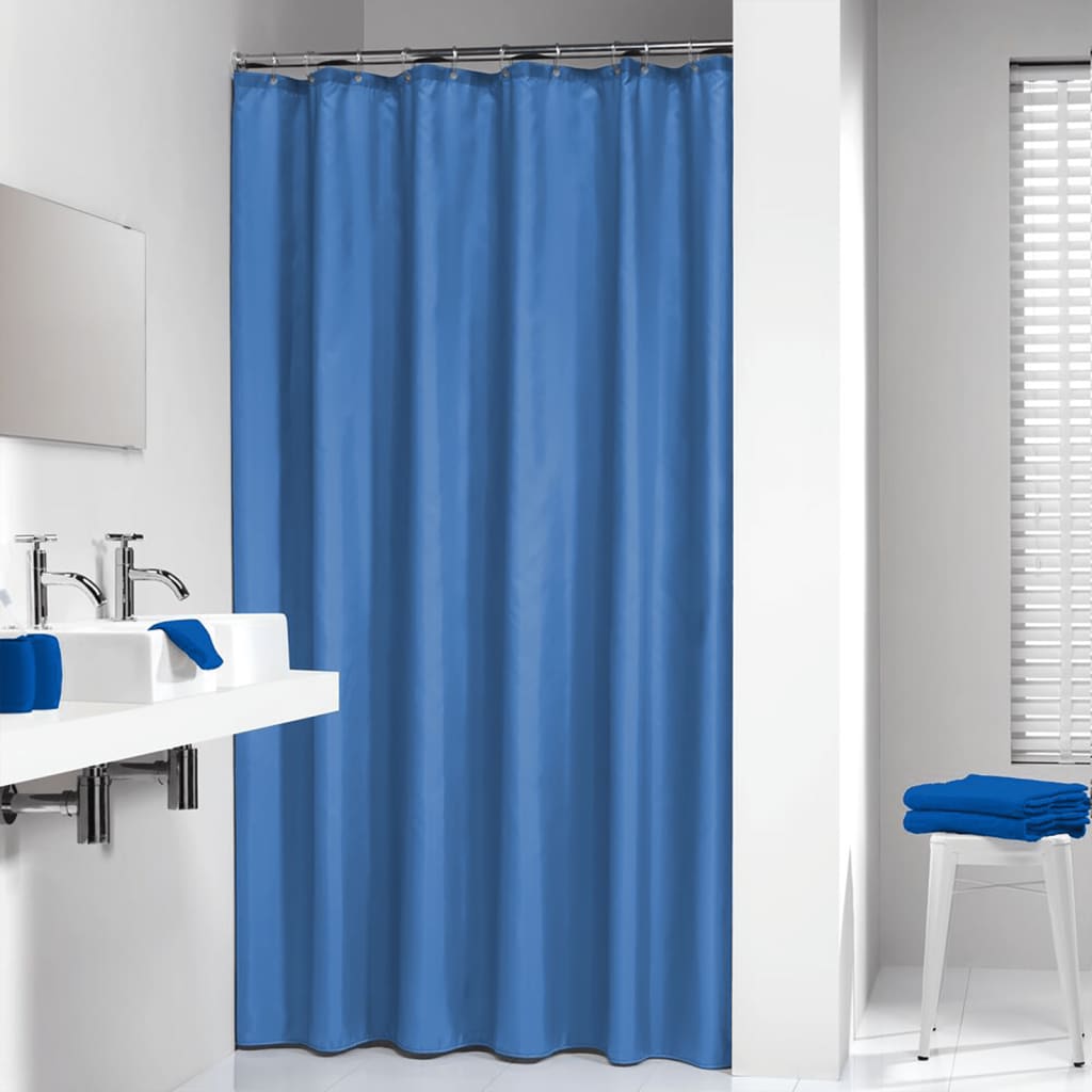 Sealskin Cortina de ducha Madeira azul 180x200 cm