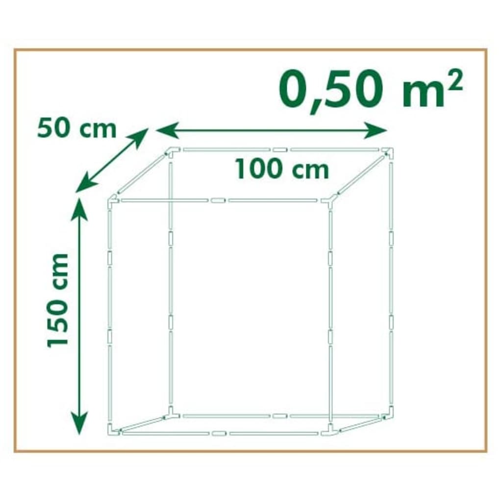 Greenhouse da natureza para tomates 100x50x150 cm