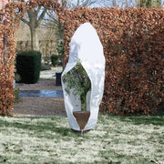Cubierta plantas invierno con cremallera blanco 1,5x1,5x2 m v1296 - Vetonek