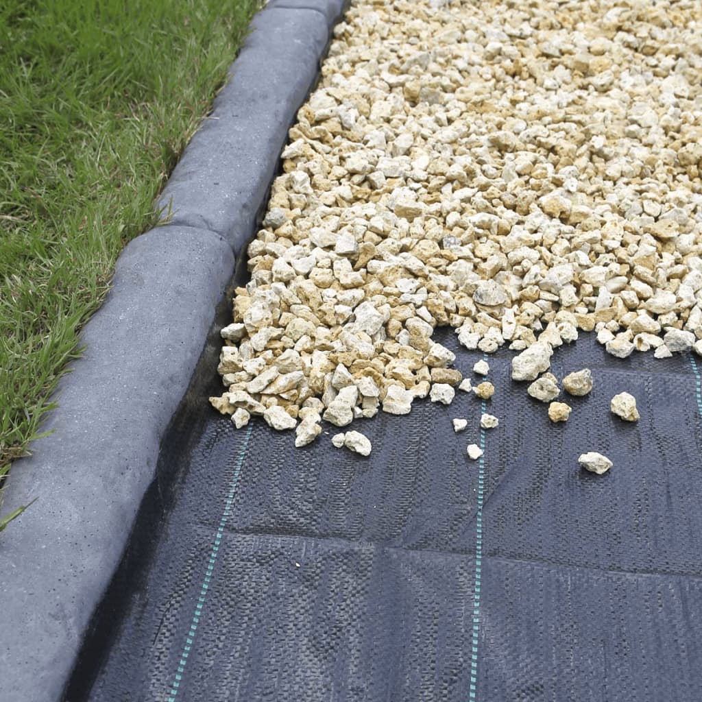 Nature Cubierta de suelo antimaleza con clavijas negra 2x5 m  V3832 Vetonek