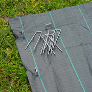 Nature Cubierta de suelo antimaleza con clavijas negra 2x5 m  V3832 Vetonek