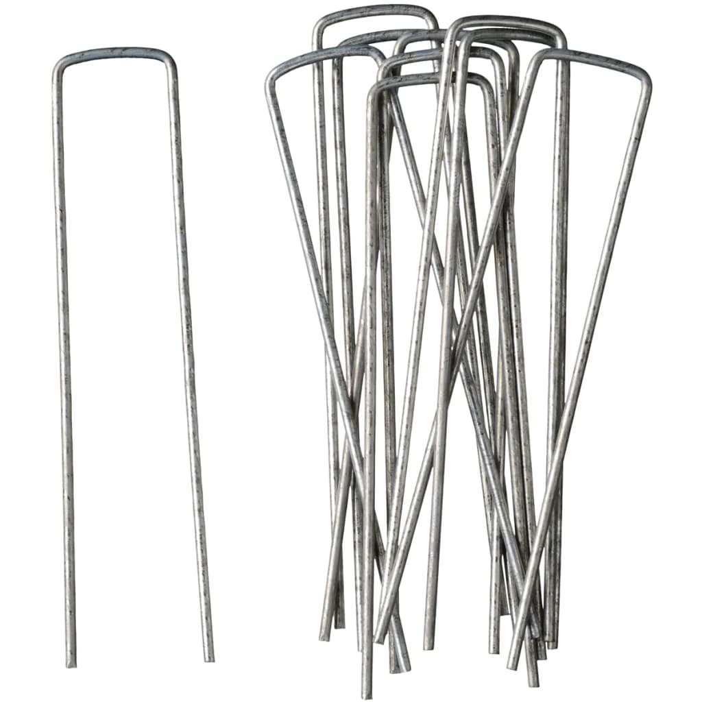 Nature Cubierta de suelo antimaleza con clavijas negra 2x5 m  V3832 Vetonek