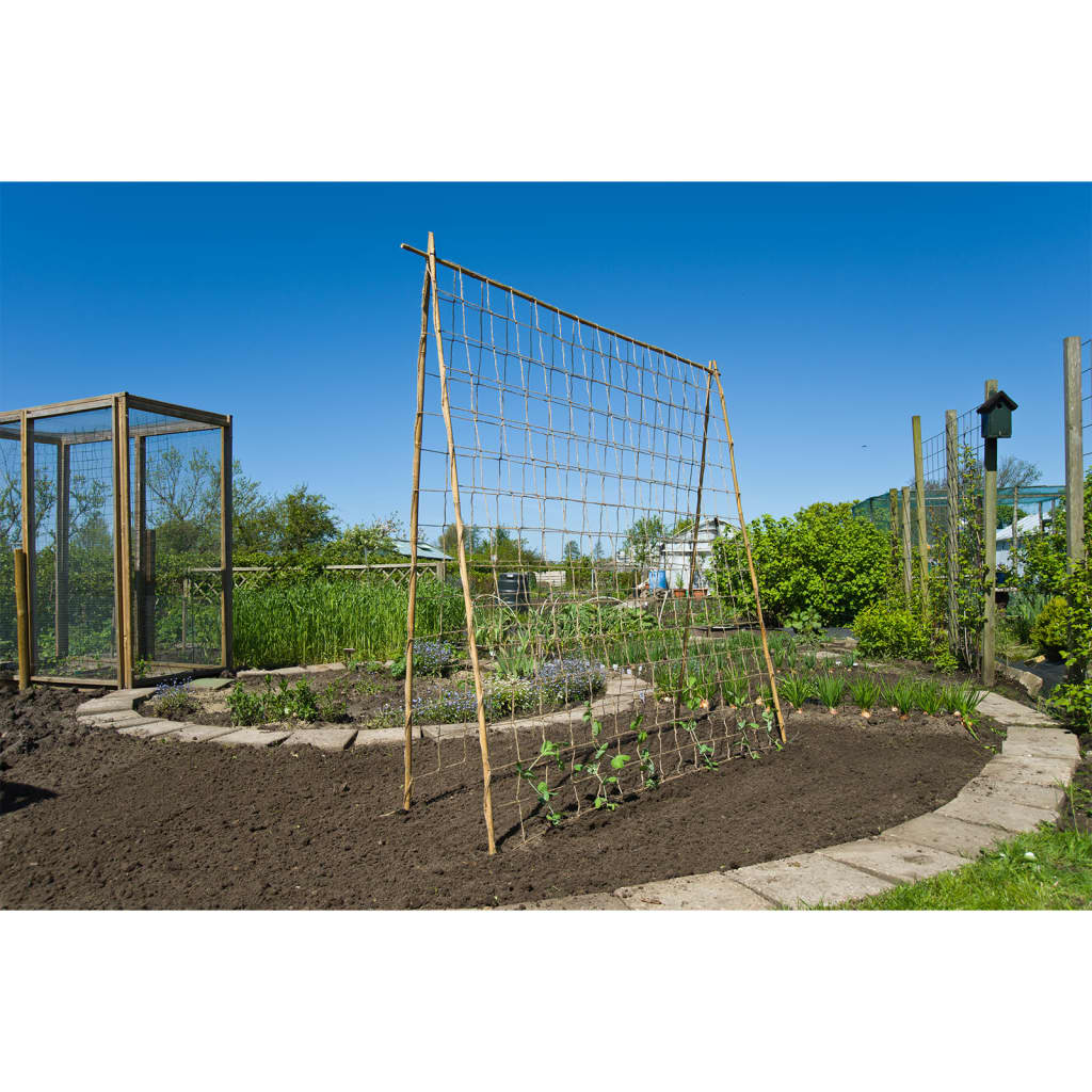 Vetonek Malla para plantas enredaderas yute natural 1,8x5 m