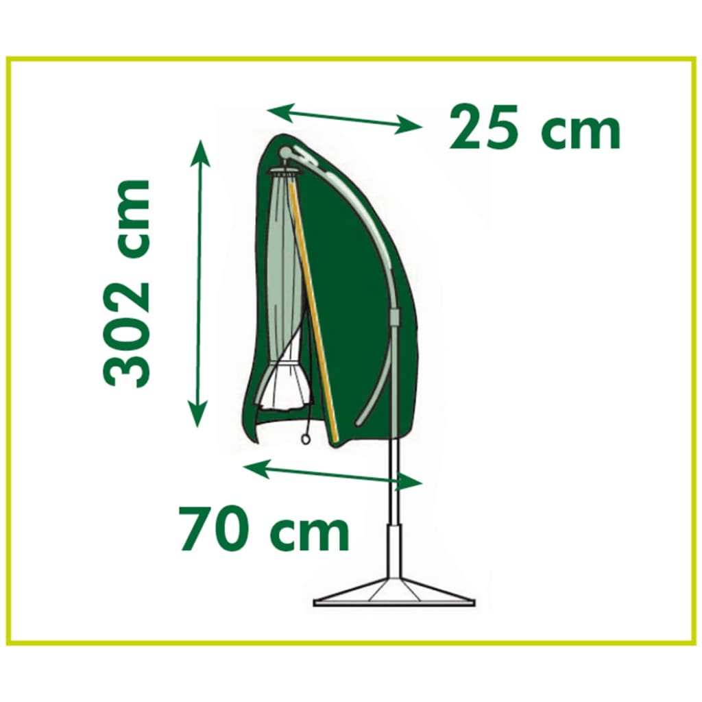 Fundador de proteção da natureza para guarda -chuvas 302x70x25 cm