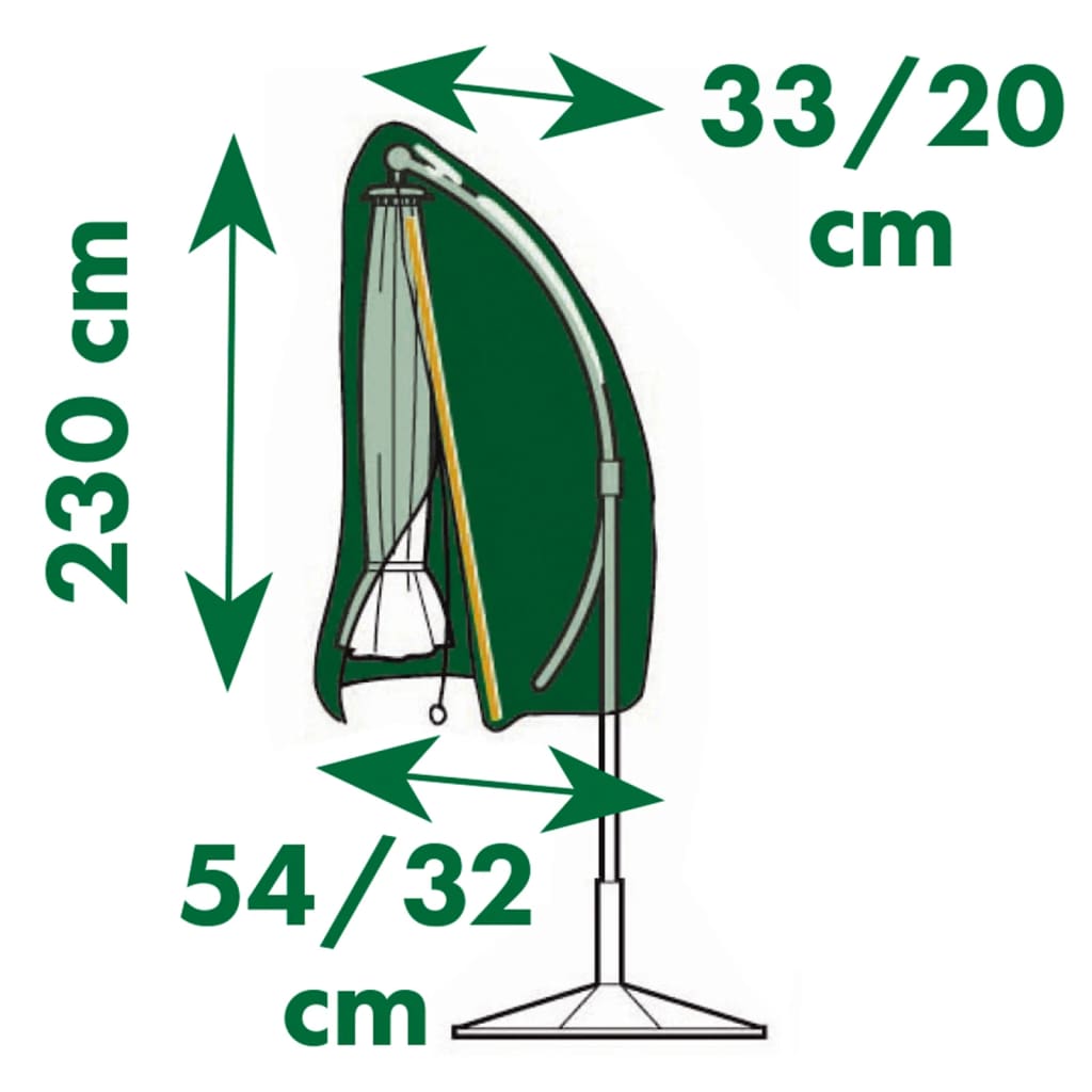 Fundador de proteção da natureza para guarda -chuvas inclinadas 54/32x230 cm