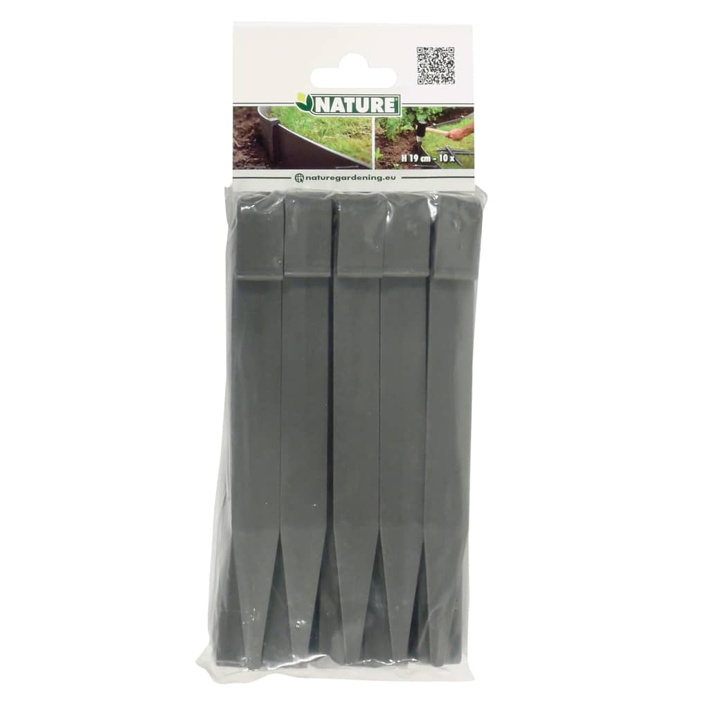 Natura Small garden anchors 10 units gray