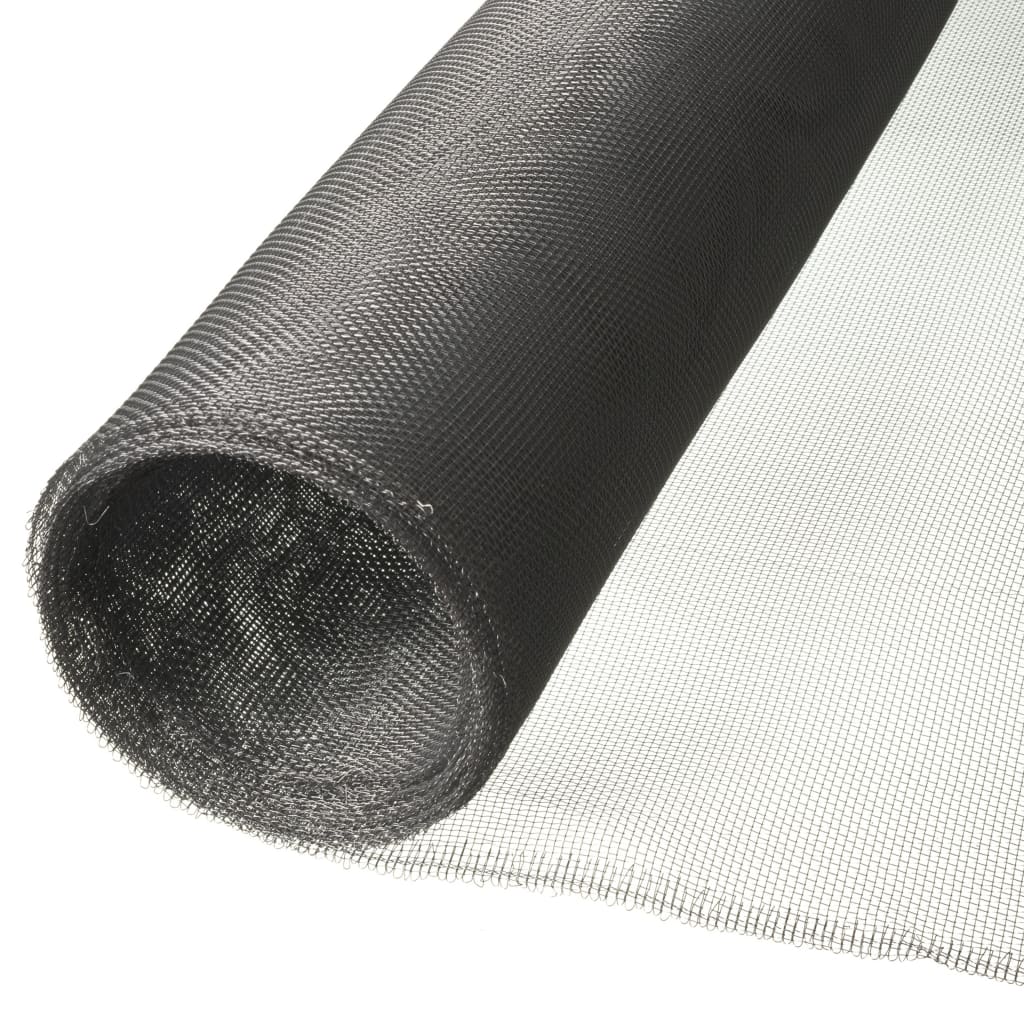 Nature Mosquitera de aluminio gris 1x2 m 