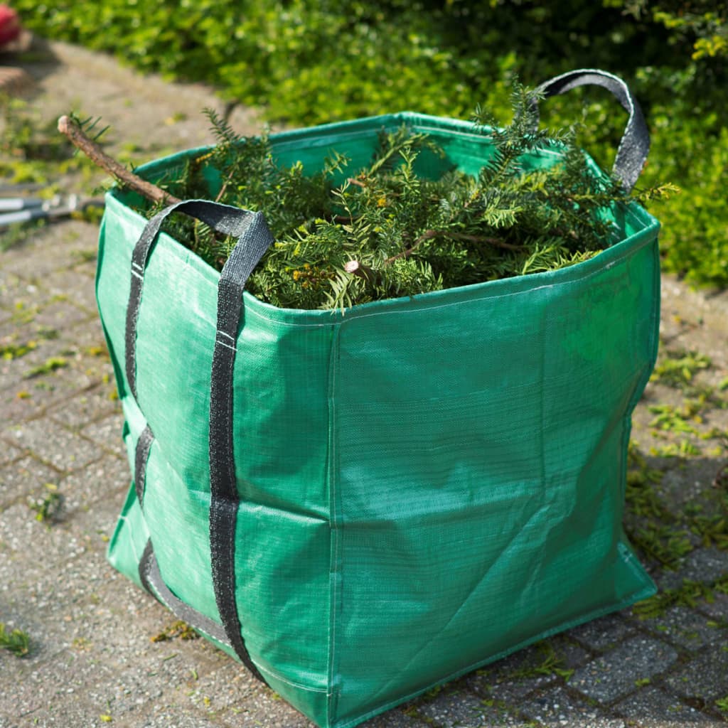 Nature Bolsa de basura para jardín cuadrada verde 252 L 6072405