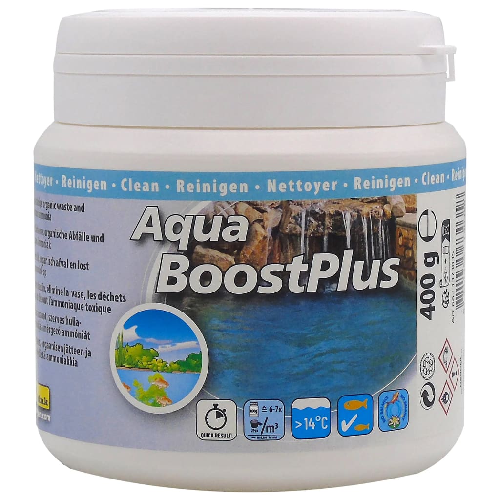 Ubbink Limpiador de agua de estanques Aqua Boost Plus 400 g 6500 l