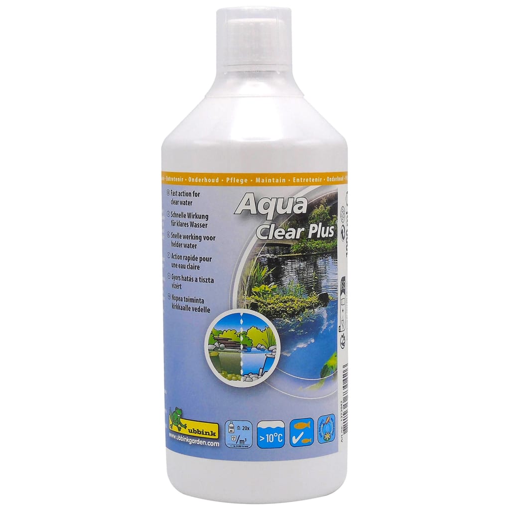 Tratamento de água da lagoa aqua ubbink mais 1000ml 20000l