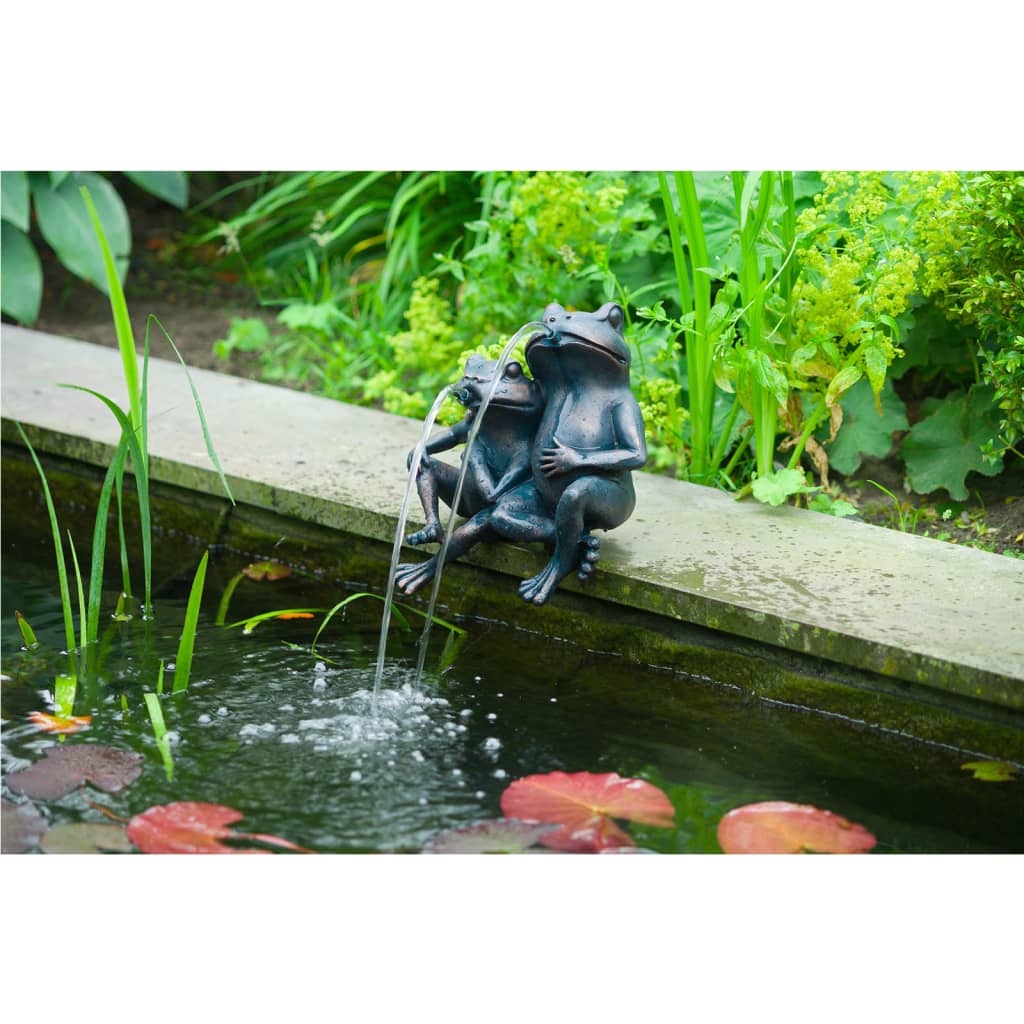 Ubbink Fuente de agua con 2 ranas 22 cm 1386074