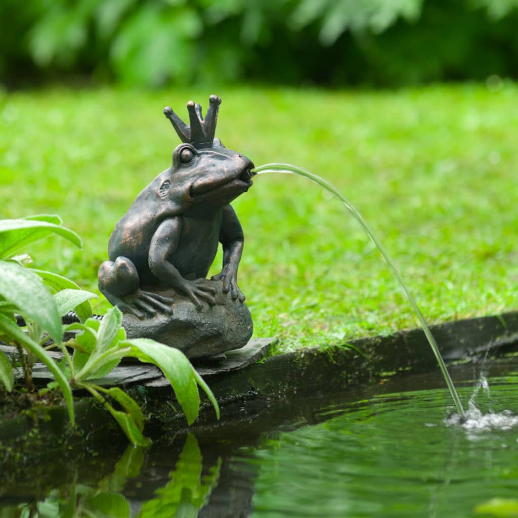 Ubbink Fuente de jardín con chorro y en forma de príncipe rana