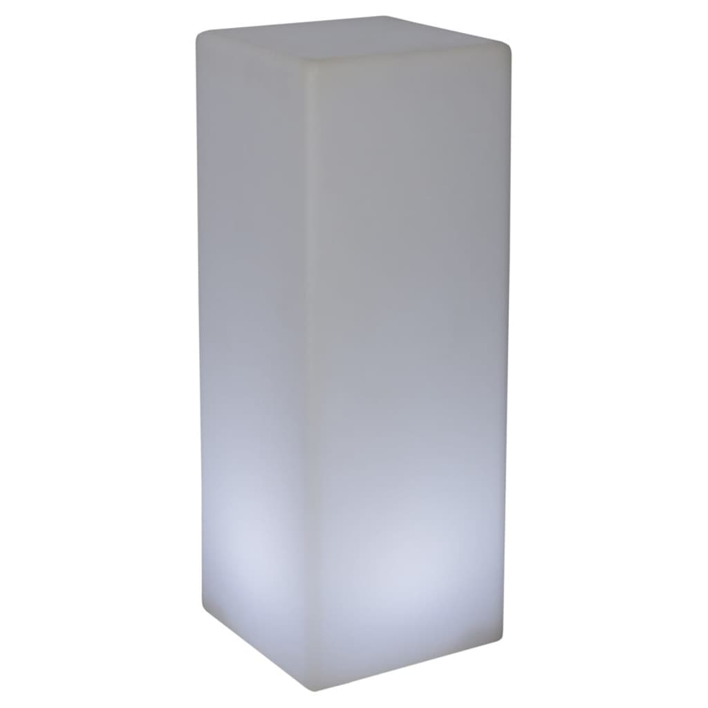 Lámpara LED de suelo recargable cuadrada 80 cm V39