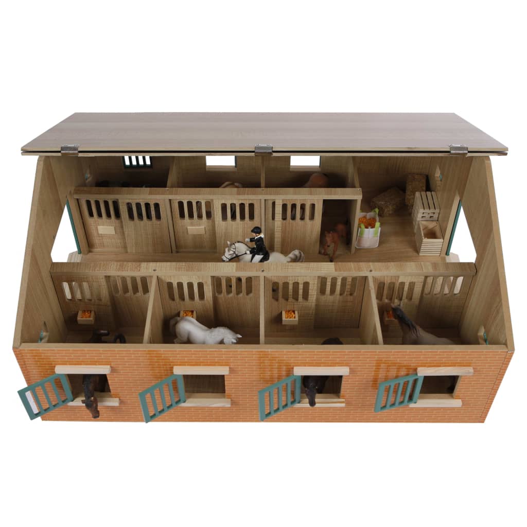 Kids Globe Farm Stables avec 7 tiroirs 1:24 610595