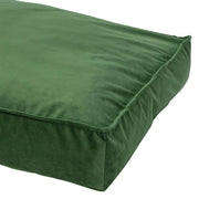 Green velvet dog cushion 80x55x15 cm v1334 - Vetonek