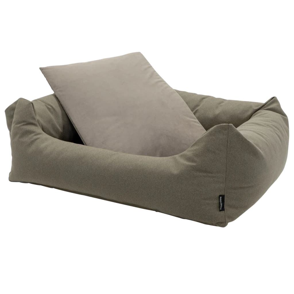 Madison Cama de exterior para perros Manchester gris taupe 80x67x22 cm