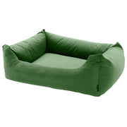 Green velvet dog bed 100x80x25 cm v1617 Vetonek