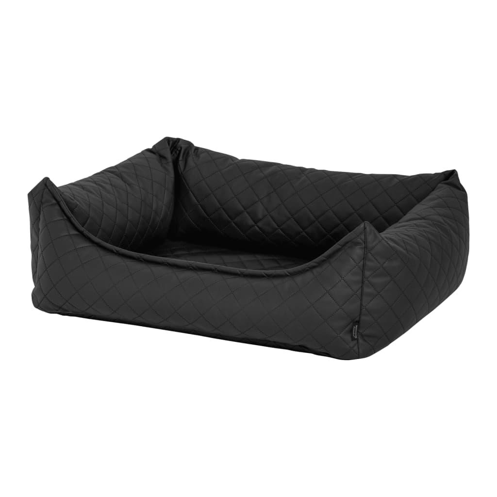 Cama de cachorro madison skai verifique cinza 80x67x22 cm