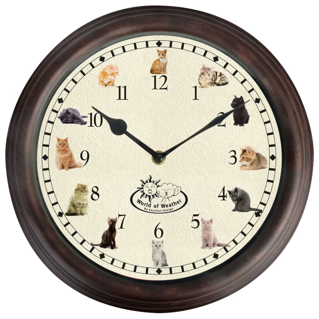 Vetonek Reloj con sonidos de gatos