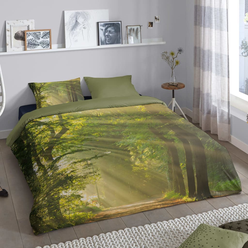 Bom dia Redon Woods 140x200/220 cm verde