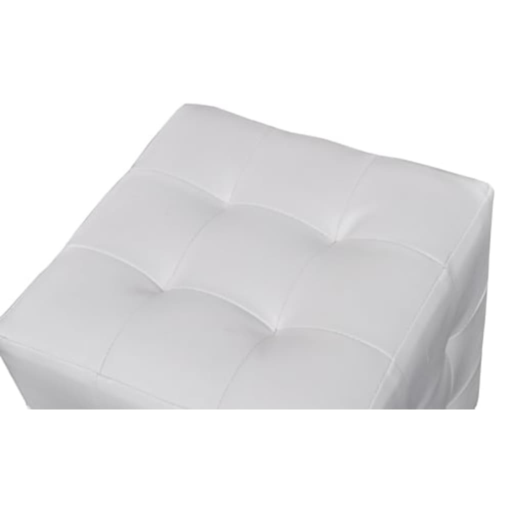 White cube stools