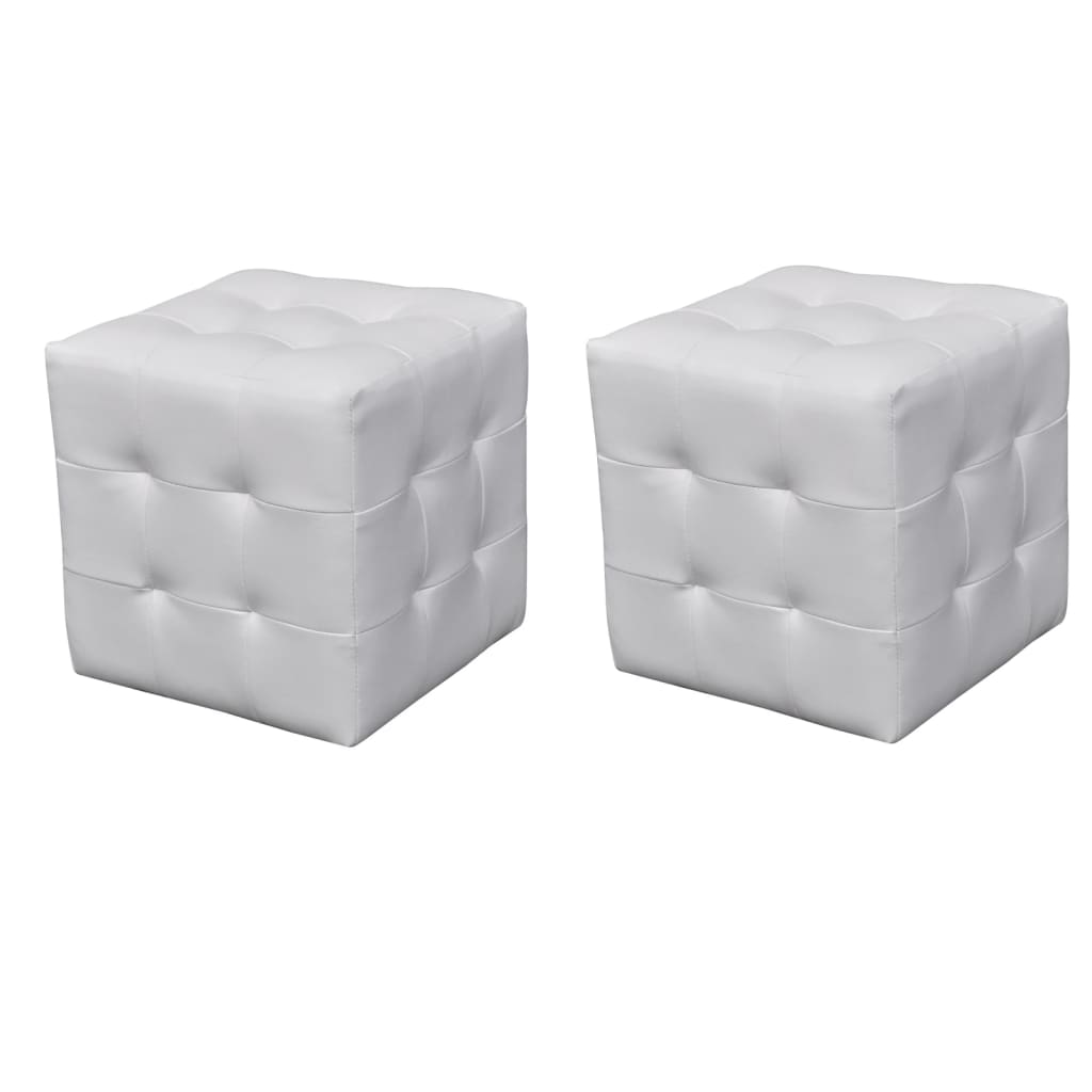 Vetonek Taburetes cubo blancos