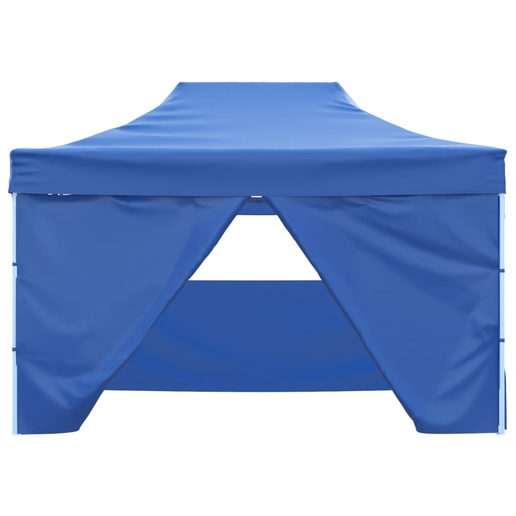 Carpa pleglable Pop-up con 4 paredes 3x4,5 m azul - Vetonek