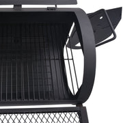 Barbacoa ahumador fuerte de carbón estante inferior negro xxxl v7192 Vetonek