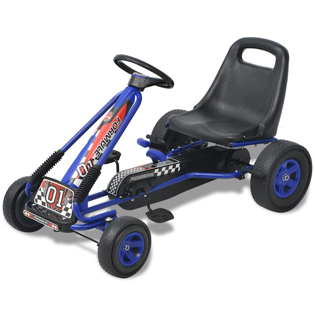 Vetonek Kart con pedales asiento ajustable azul