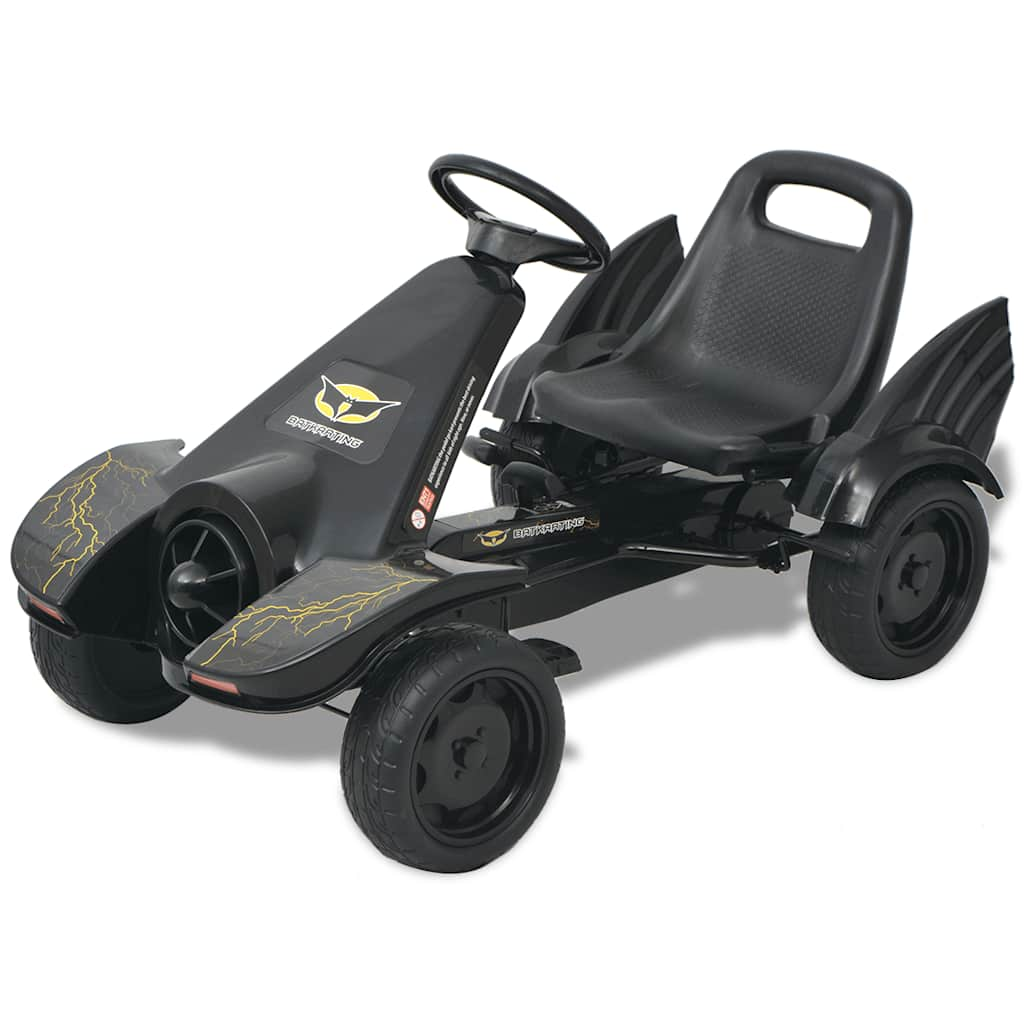 Vetonek Kart con pedales y asiento ajustable negro