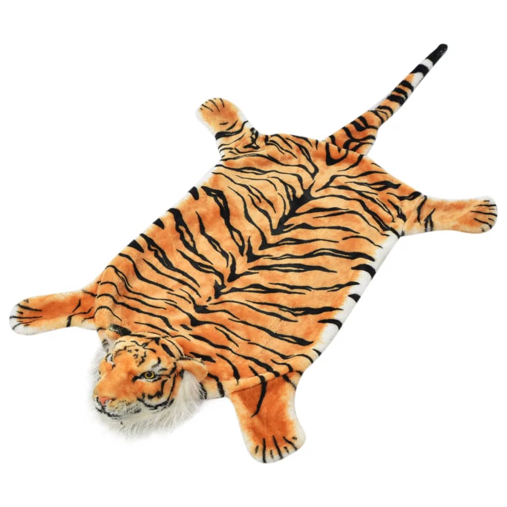 Vetonek Alfombra afelpada de tigre 144 cm marrón