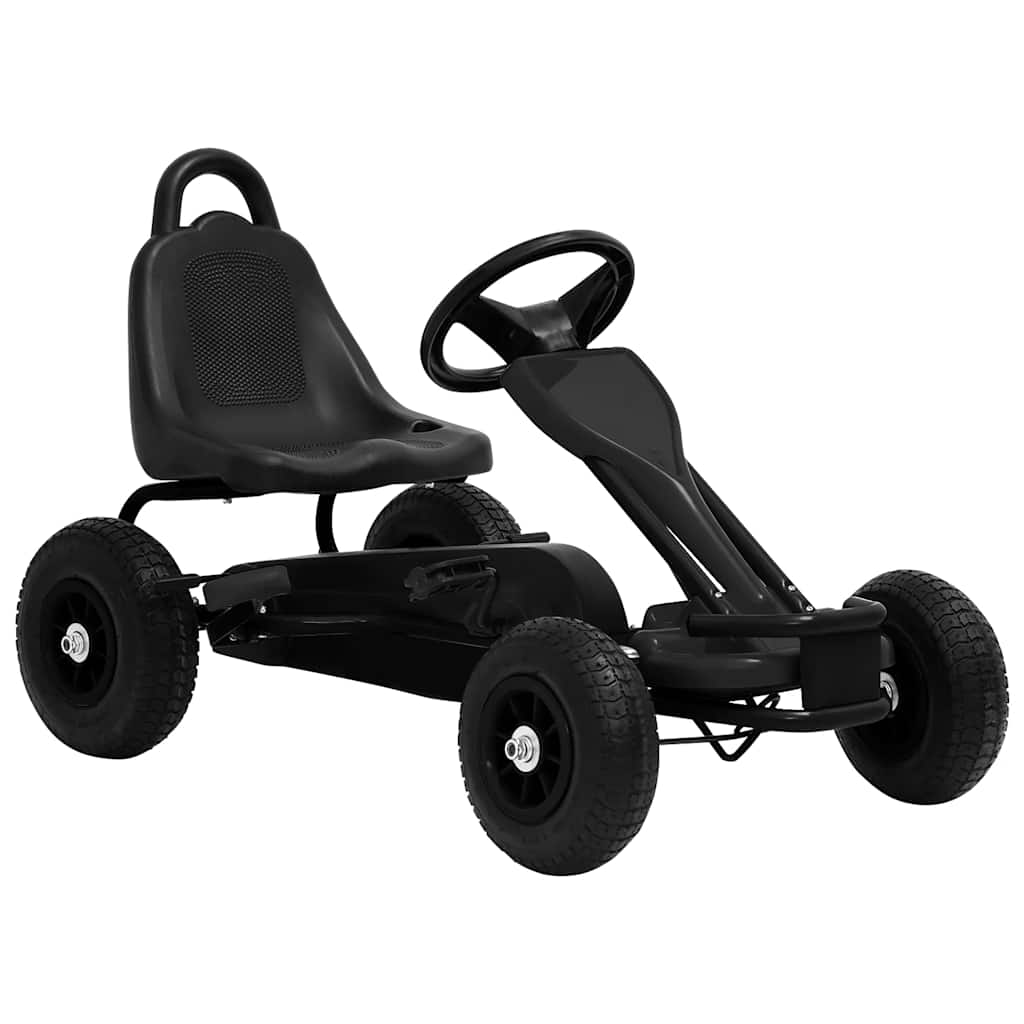 Vetonek Kart de pedales con neumáticos negro