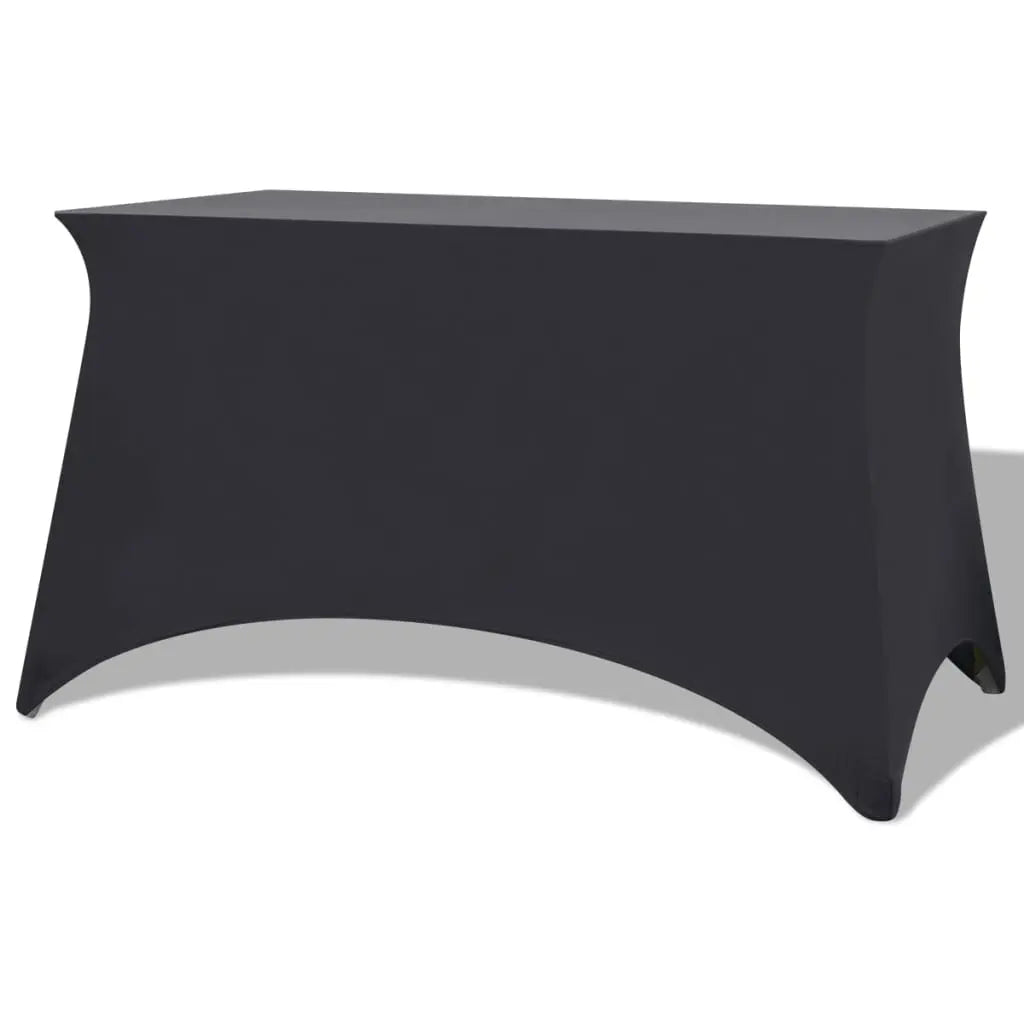 Vetonek Funda elástica para mesa 2 uds 183x76x74 cm antracita