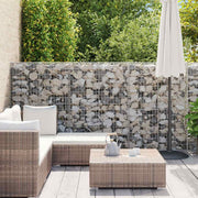 Cesta de muro de gaviones acero galvanizado 300x30x100 cm v1570 - Vetonek