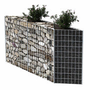 Cesta de muro de gaviones acero galvanizado 120x30x100 cm v1594 - Vetonek