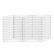 Cesta de muro de gaviones acero galvanizado 120x30x100 cm v1594 - Vetonek