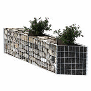 Cesta de muro de gaviones acero galvanizado 120x30x50 cm - Vetonek