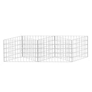 Cesta de muro de gaviones acero galvanizado 120x30x50 cm - Vetonek