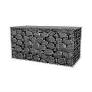 Vetonek Cesta de muro de gaviones acero galvanizado 100x50x50 cm