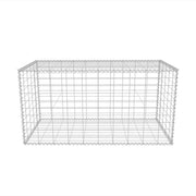 Cesta de muro de gaviones acero galvanizado 100x50x50 cm v1693 - Vetonek
