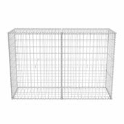 Cesta de muro de gaviones acero galvanizado 150x50x100 cm v1716 - Vetonek