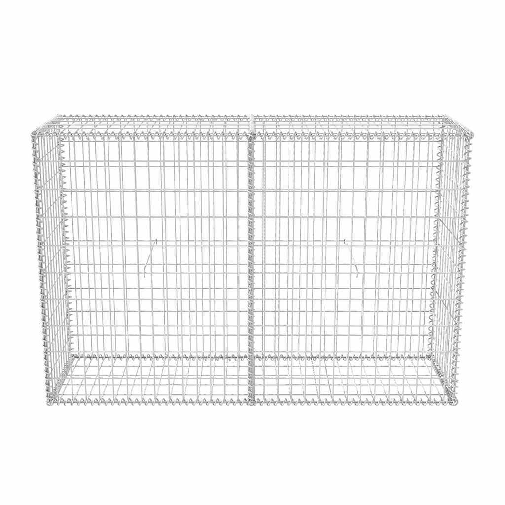 Cesta de muro de gaviones acero galvanizado 150x50x100 cm v1716 - Vetonek
