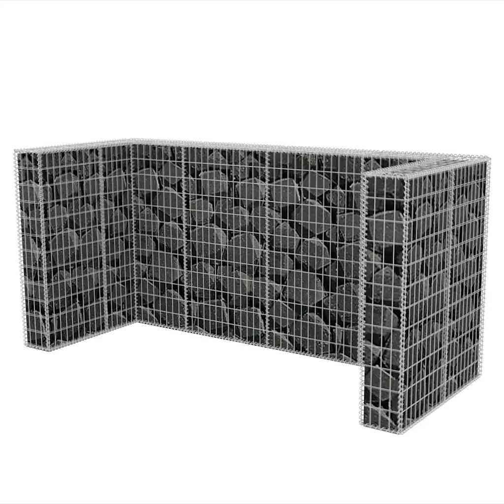Gaviones para ocultar triple contenedor 250x100x120 cm v1808 - Vetonek