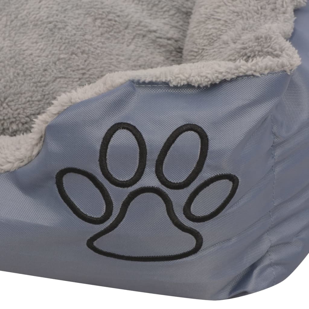 Dog bed with padded cushion size XXL gray - Vetonek