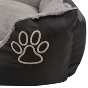 Dog bed with padded cushion Size XXL Black - Vetonek