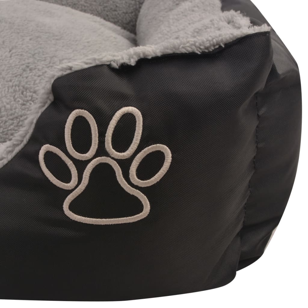 Dog bed with padded cushion Size XXL Black - Vetonek